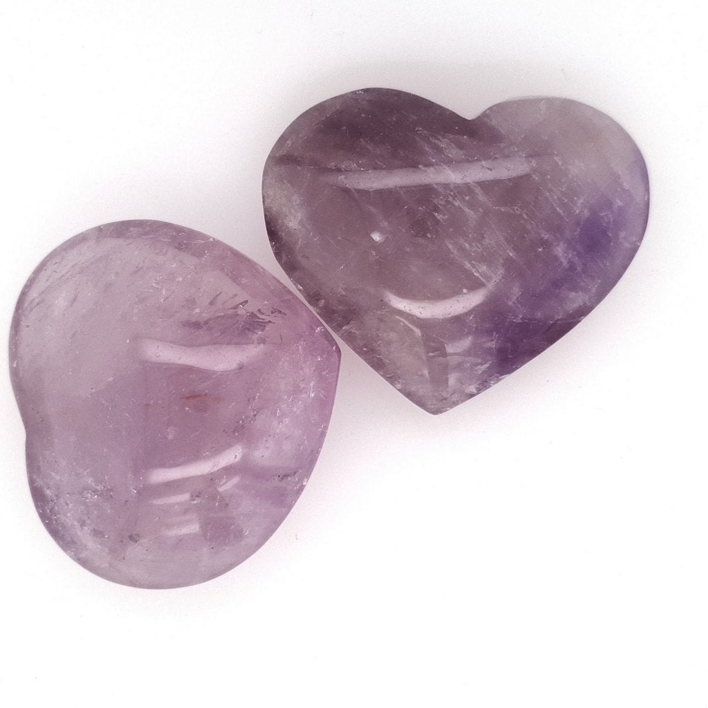 amethyst crystal heart