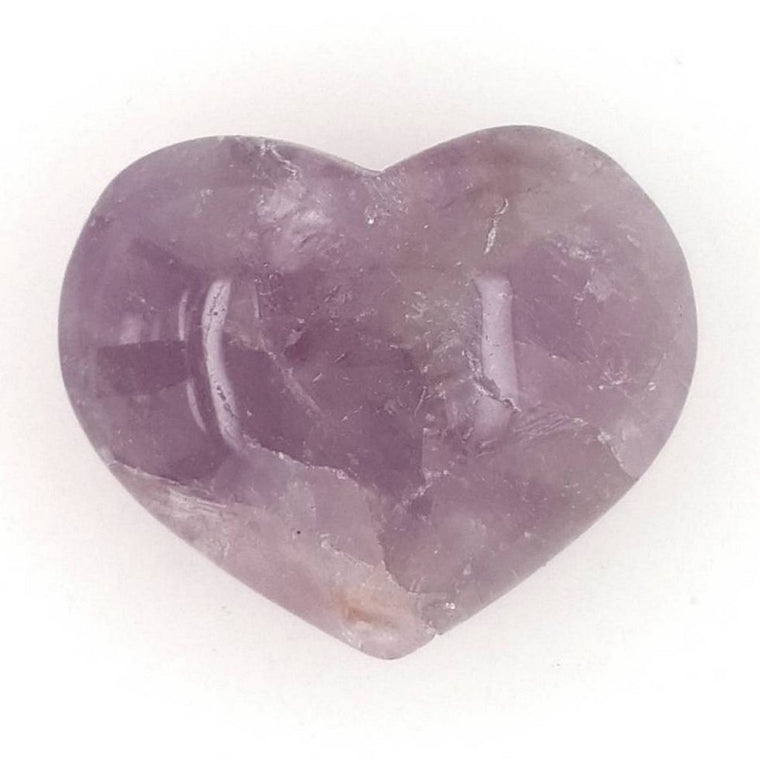 amethyst crystal hearts