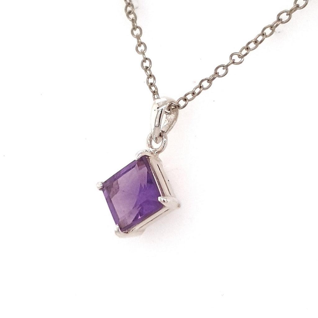 amethyst crystal pendant