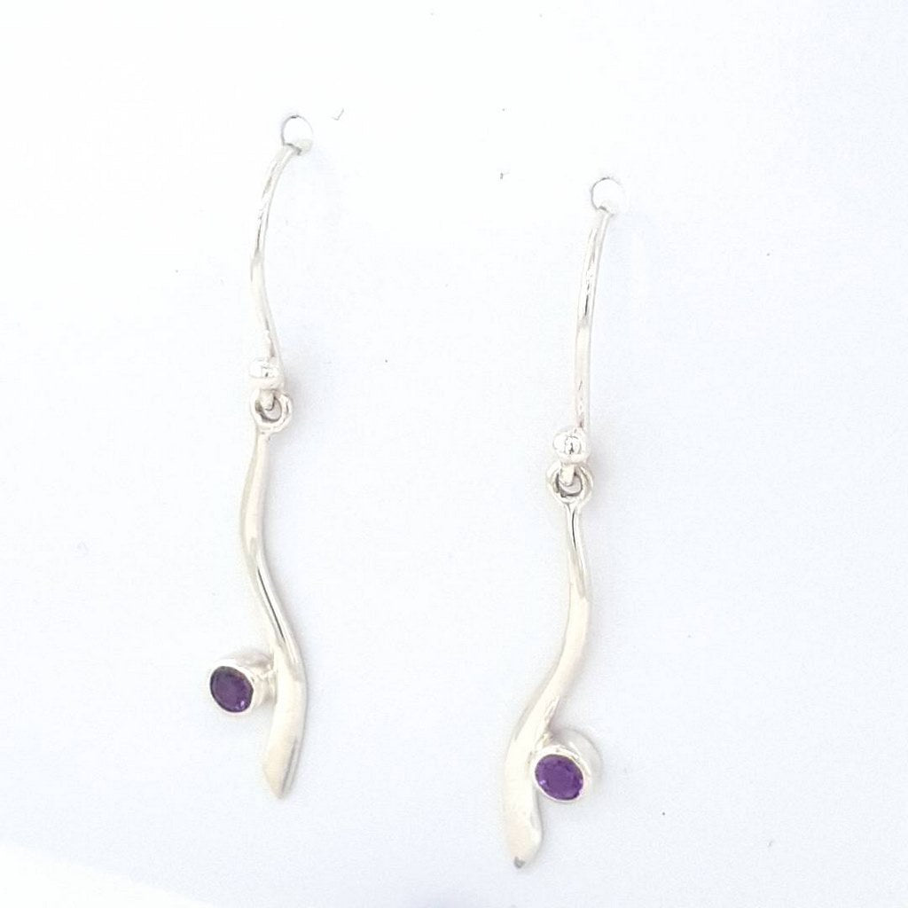 amethyst earrings