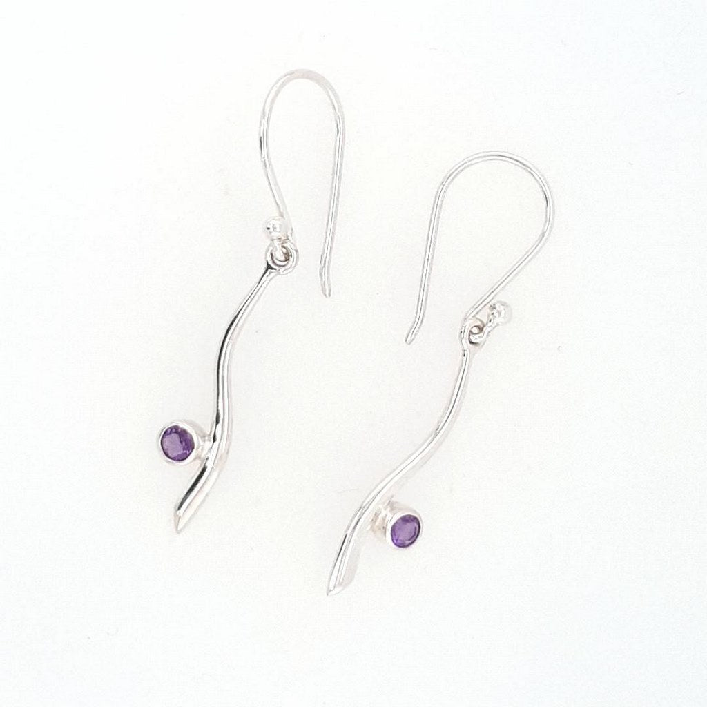 amethyst earrings