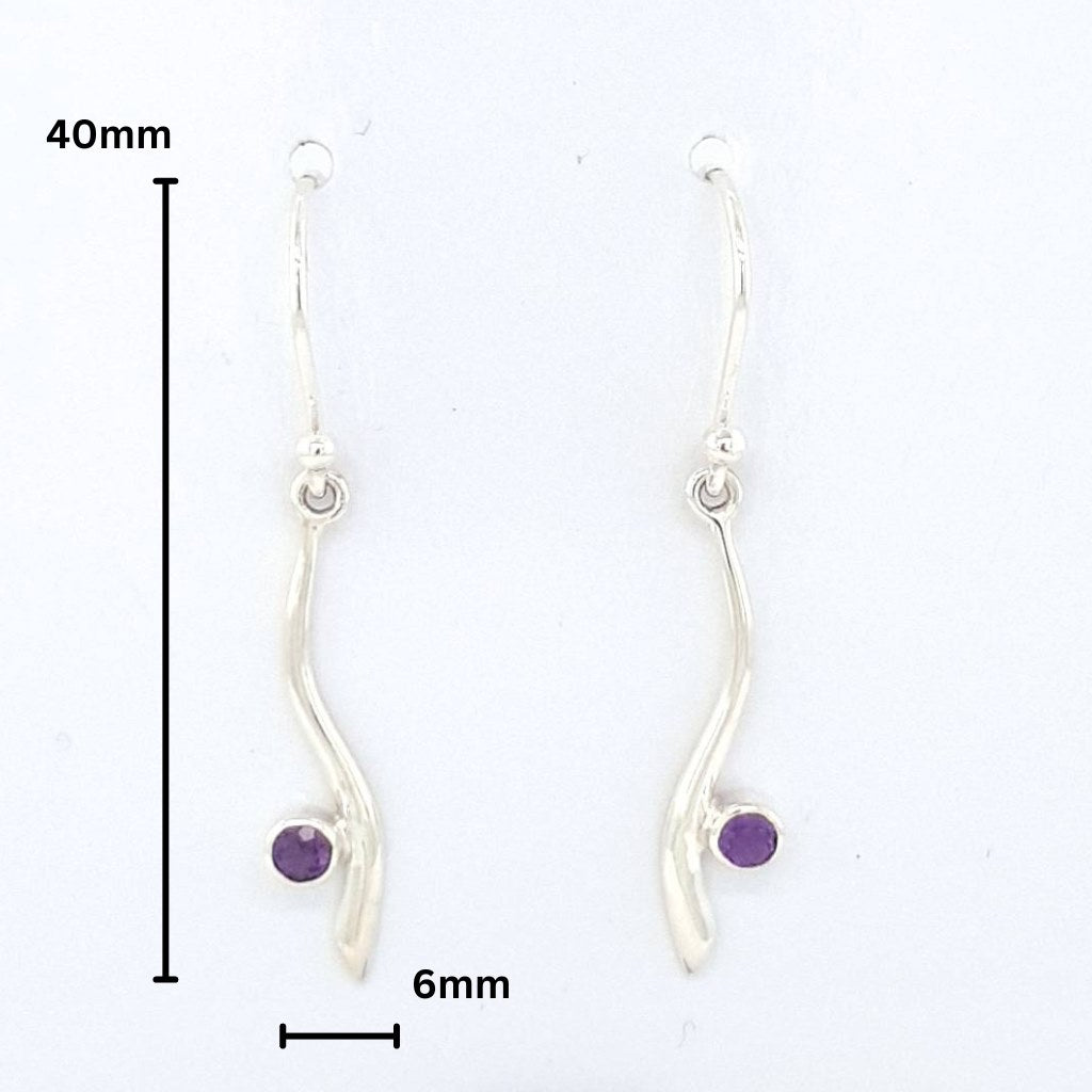 amethyst earrings