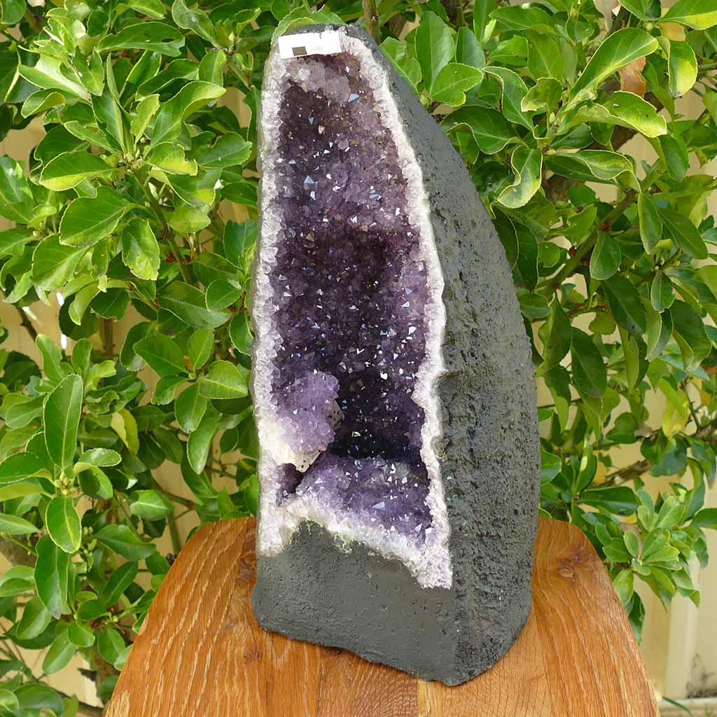 Amethyst Geode Cave From Brazil with Beautiful Deep Purple Clusters - 11kg