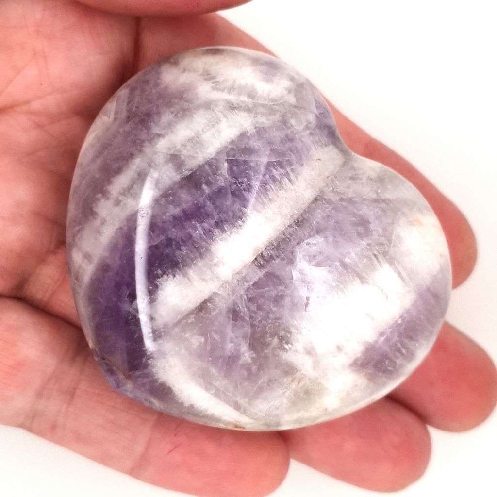 amethyst crystal heart