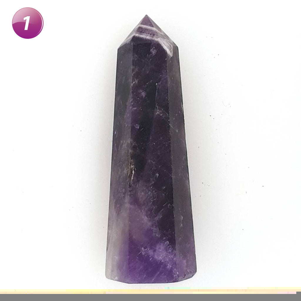 Amethyst Crystal Point Healing Wands for Reiki