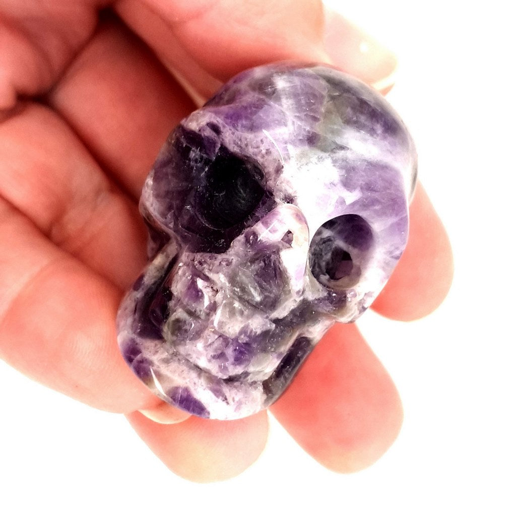 amethyst crystal skull