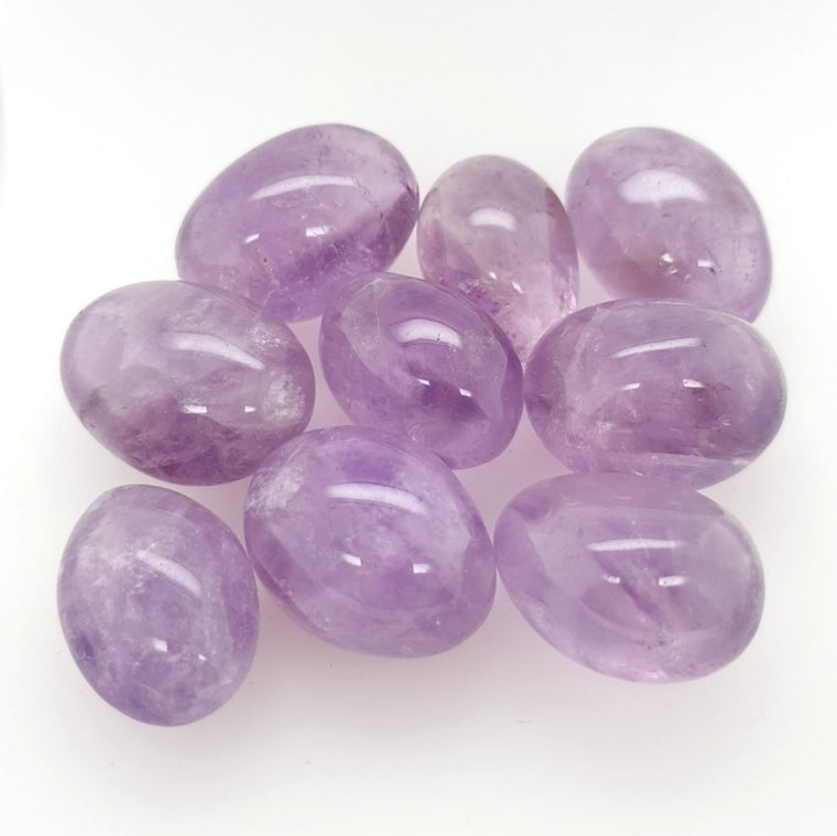 amethyst tumble stones