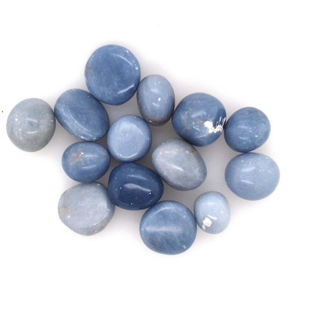 angelite tumble stones