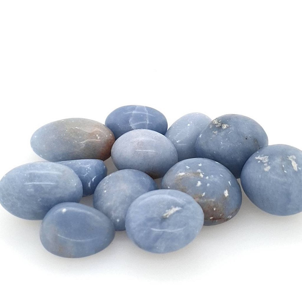 angelite tumble stones