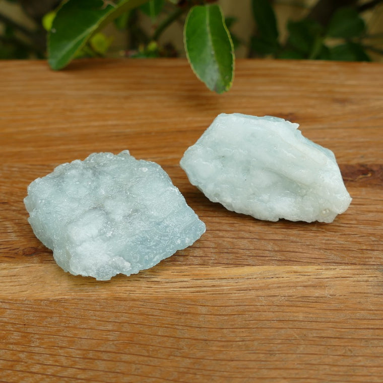 aquamarine natural pieces