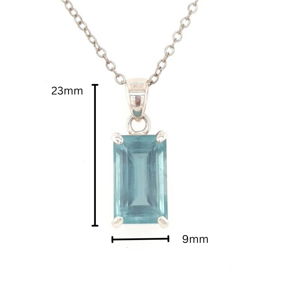 aquamarine pendant