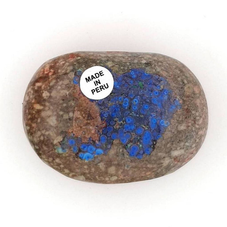 azurite malachite polished pebble