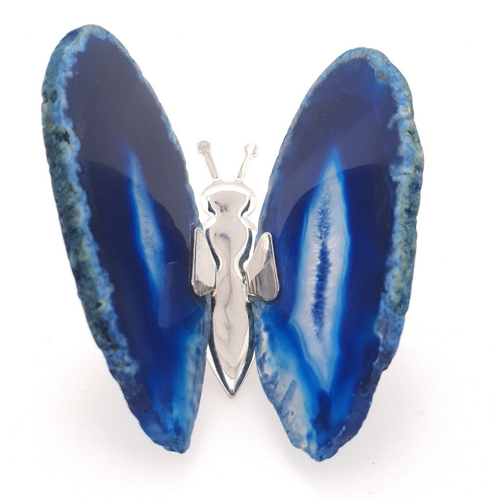 blue agate butterfly