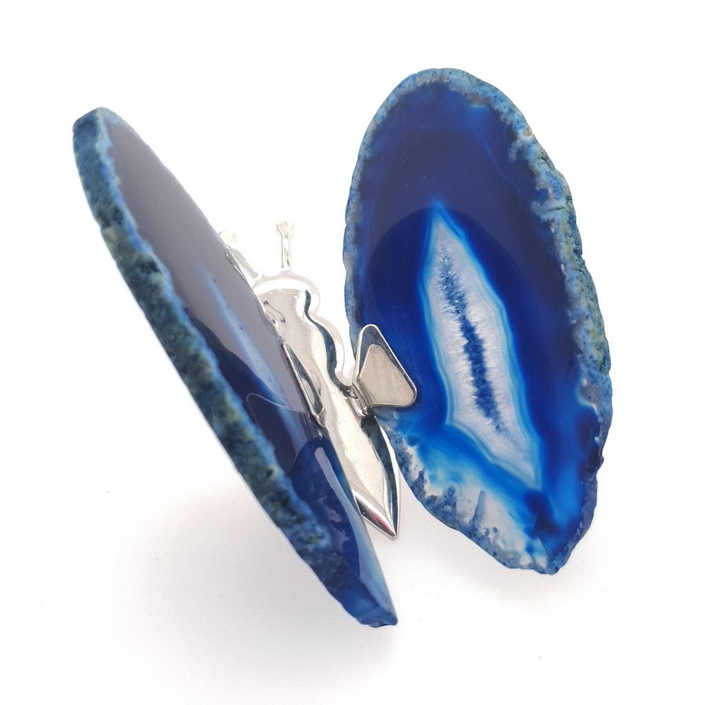 blue agate butterfly