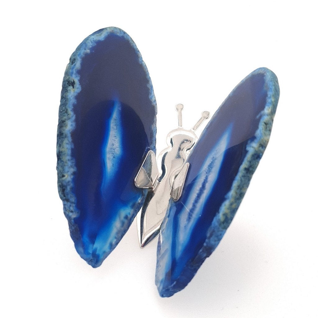 blue agate butterfly