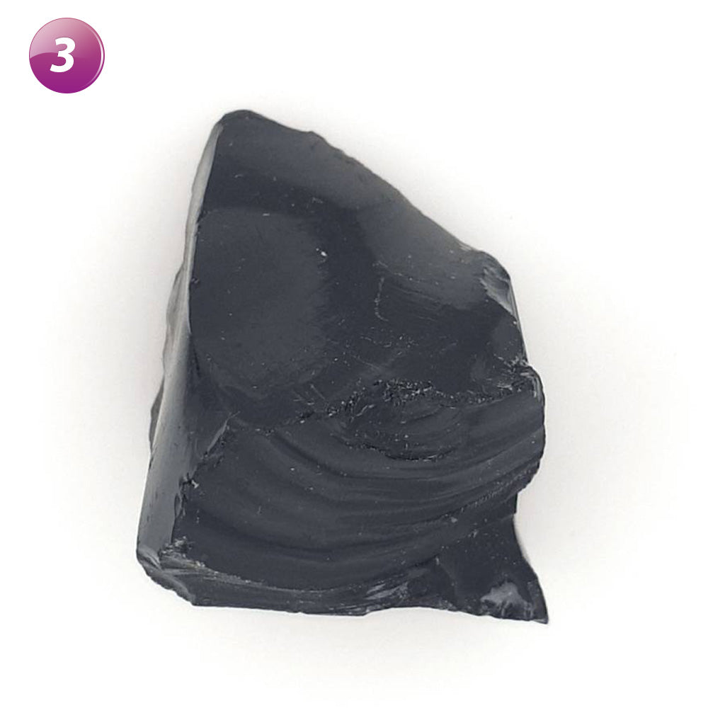 Black Obsidian Gemstone Natural Rough Stone
