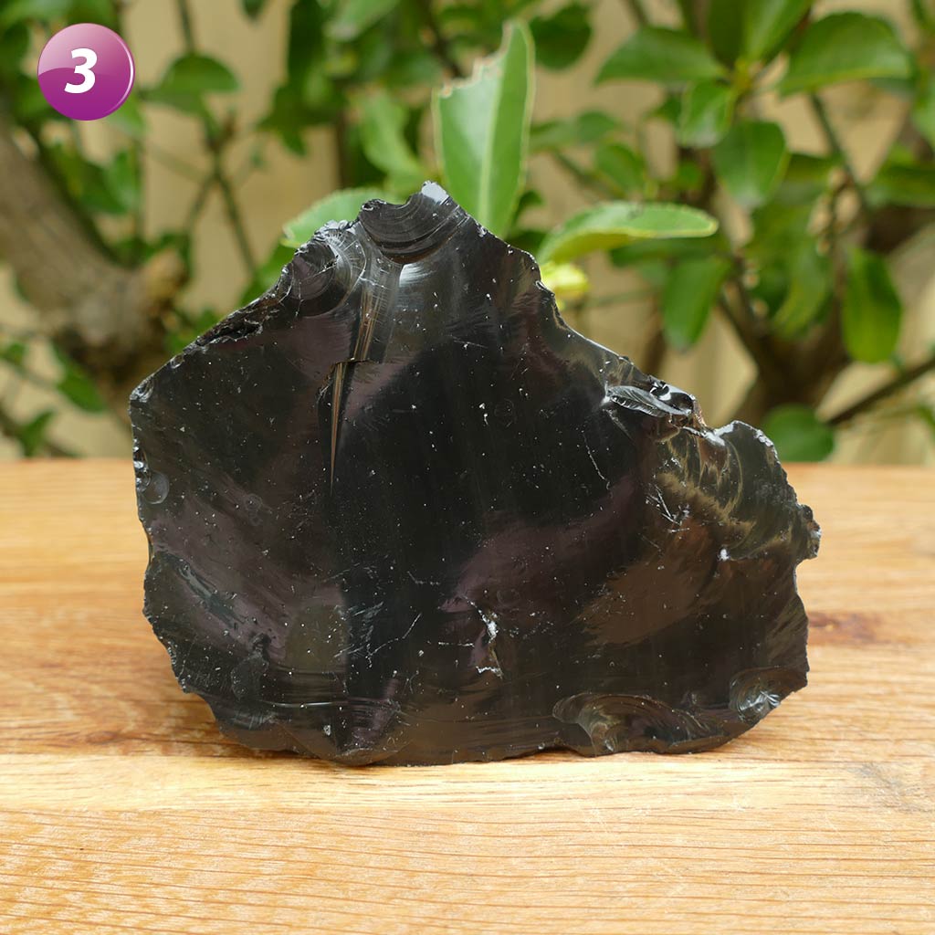 Black Obsidian Gemstone Natural Rough Stone Raw Crystals