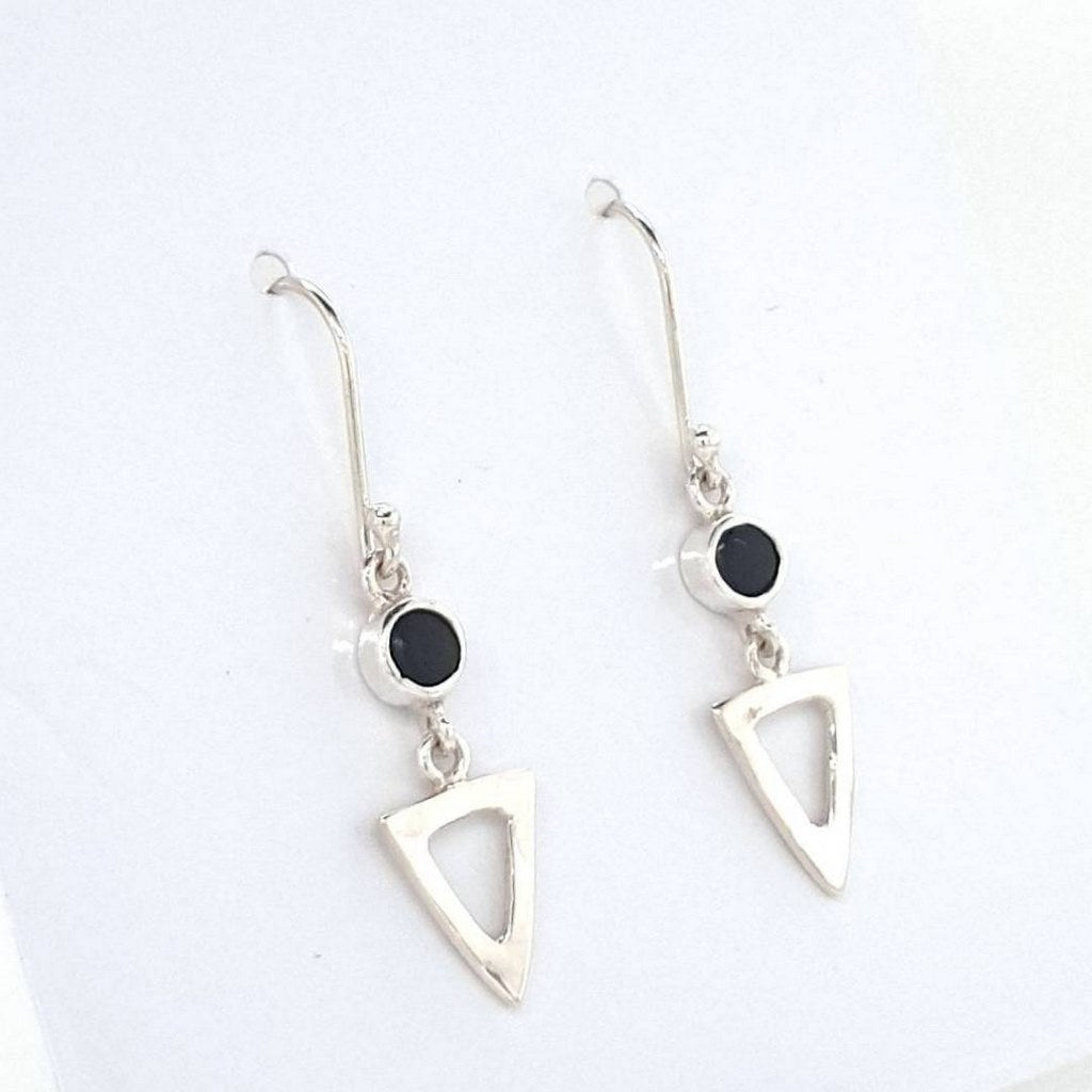 black tourmaline earrings