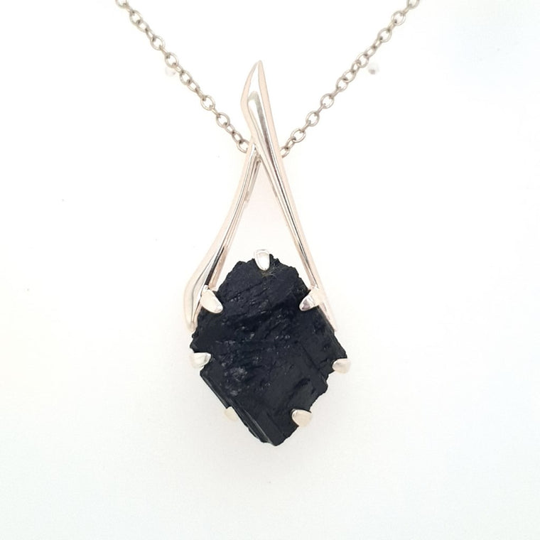 black tourmaline pendant