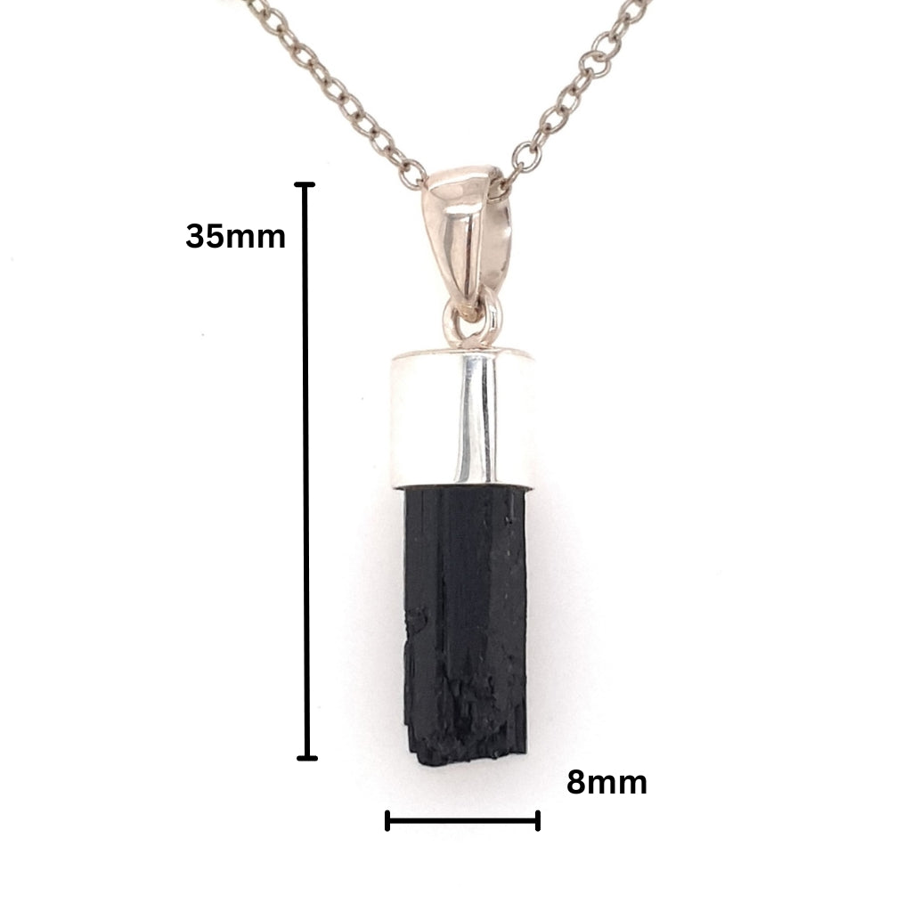 black tourmaline natural pendant