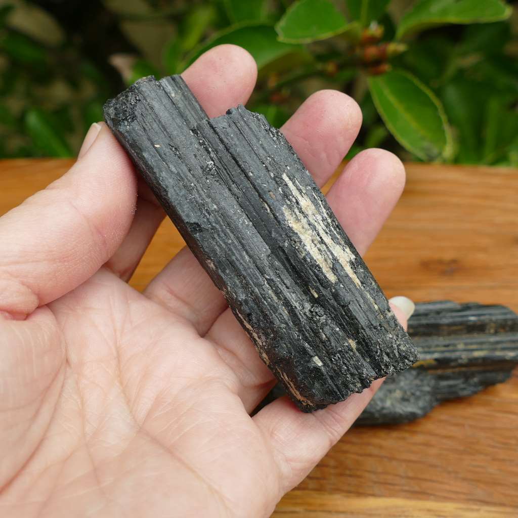 black tourmaline natural pieces