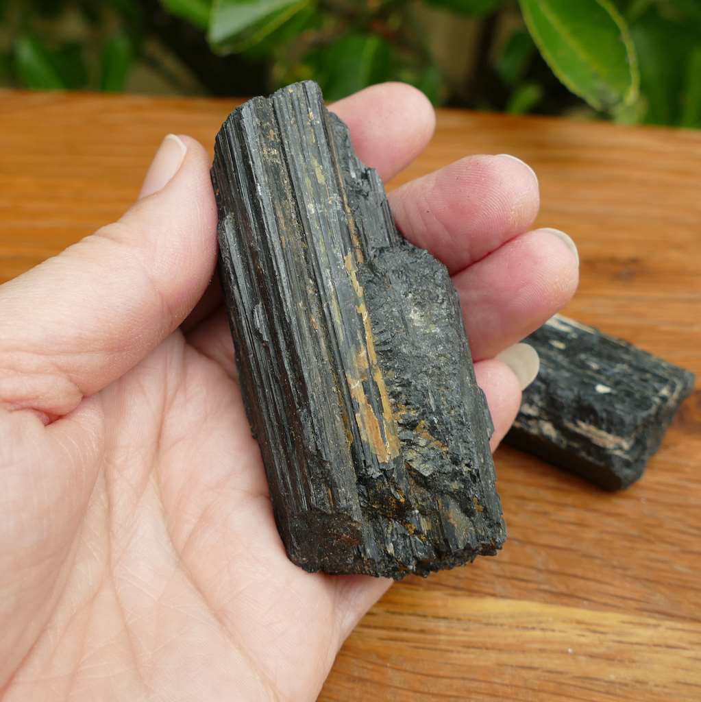 black tourmaline natural pieces