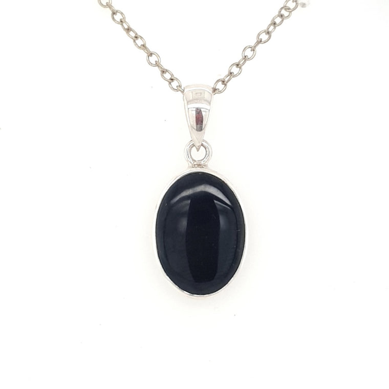 black tourmaline pendant