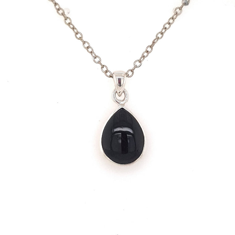 black tourmaline pendant