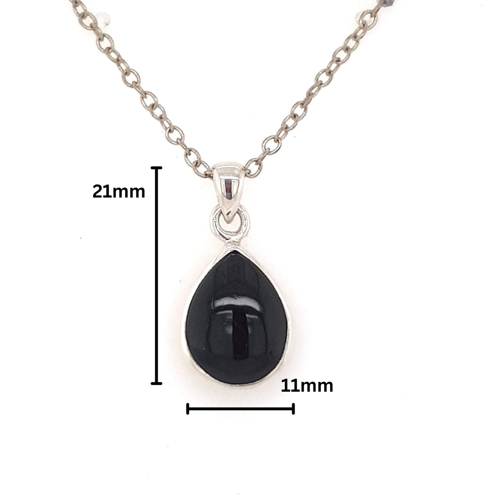 black tourmaline pendant