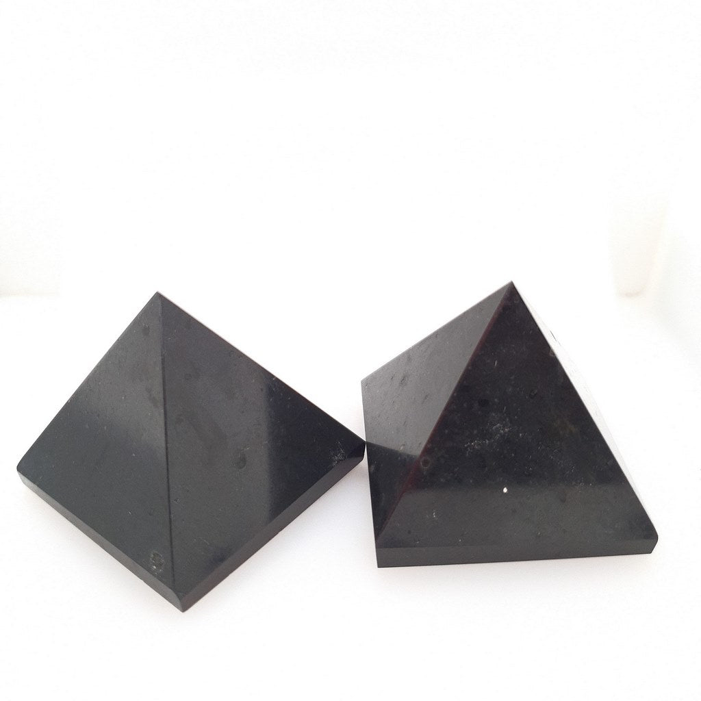 black tourmaline pyramids