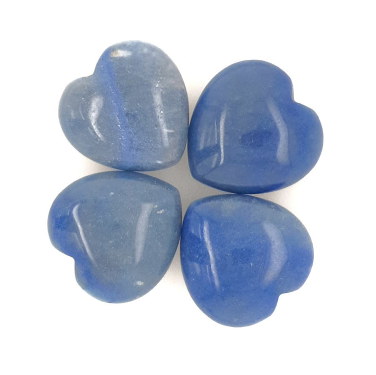 blue aventurine heart