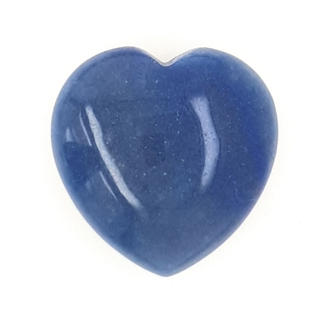 blue aventurine heart