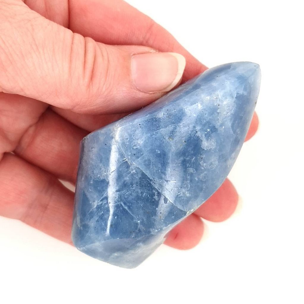 blue calcite flame