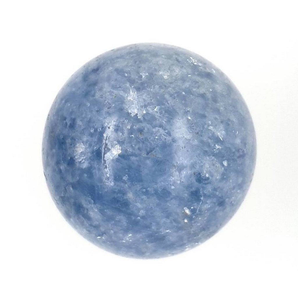 blue calcite sphere