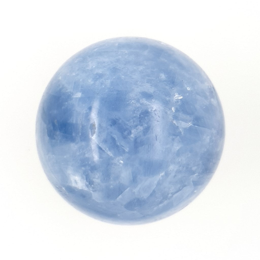 blue calcite sphere