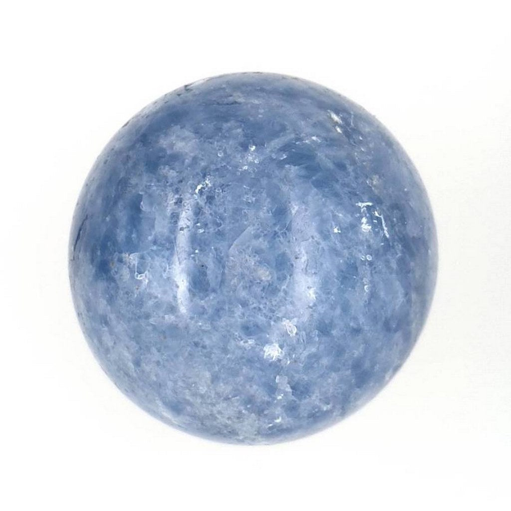 blue calcite sphere