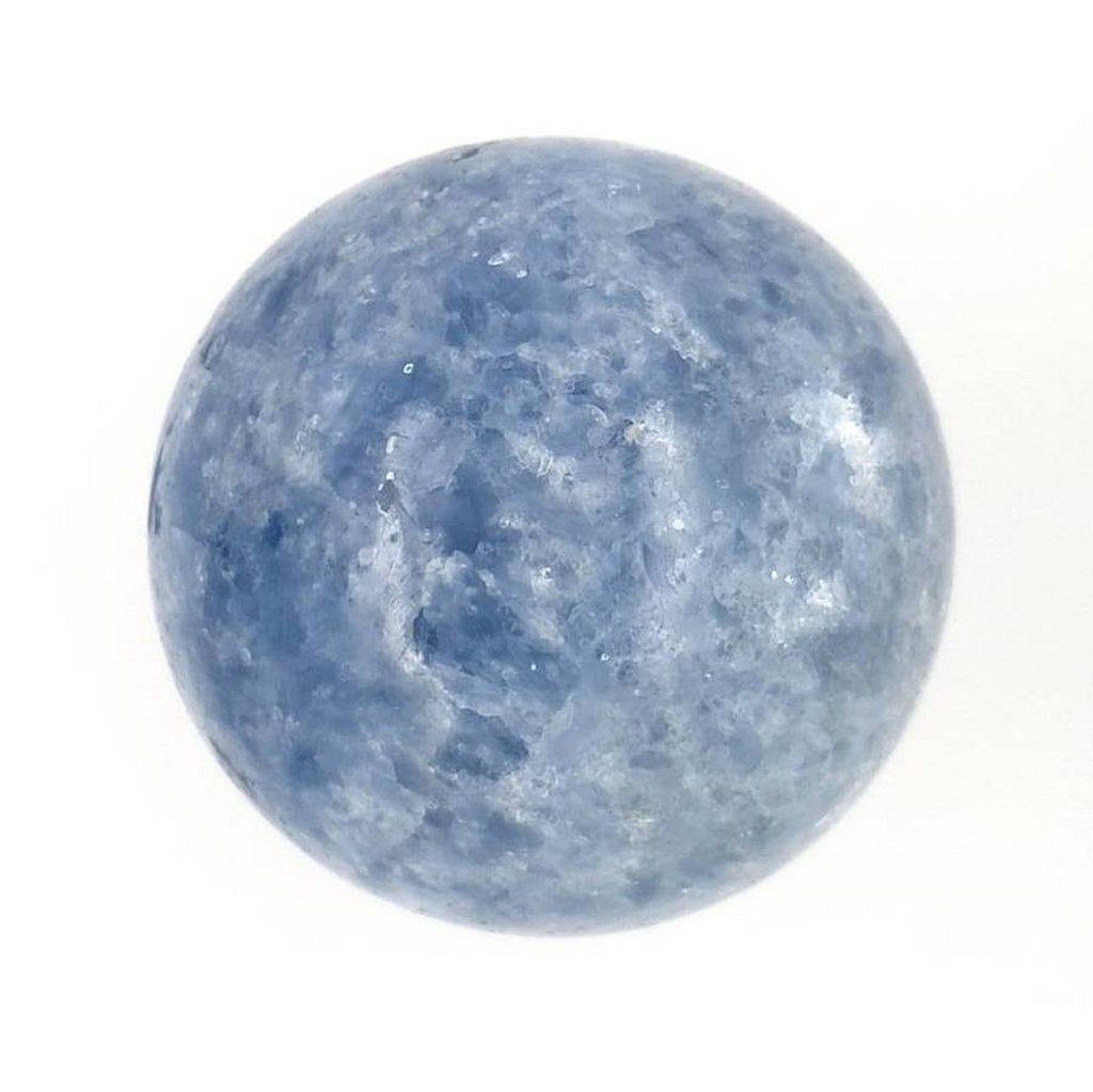 blue calcite sphere