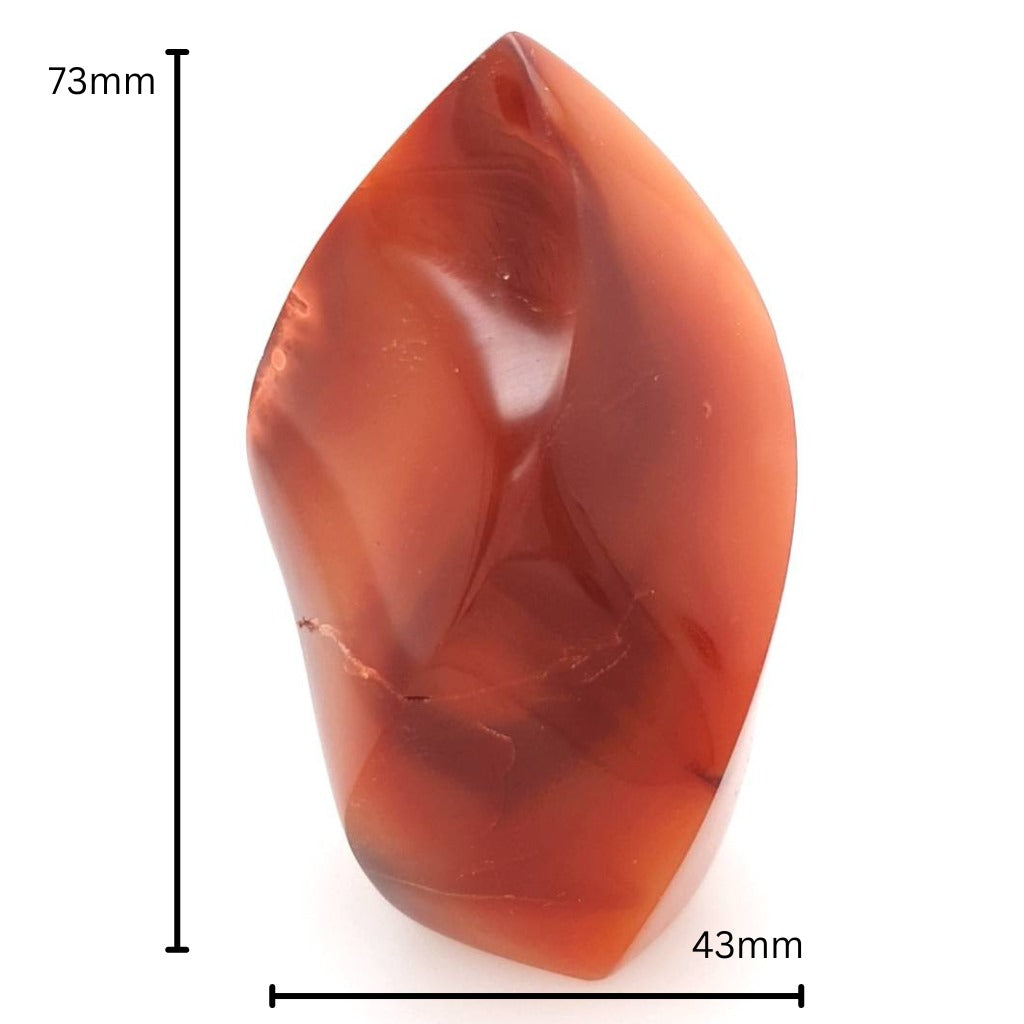 carnelian crystal flame