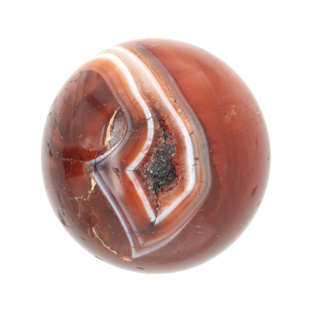 carnelian crystal sphere