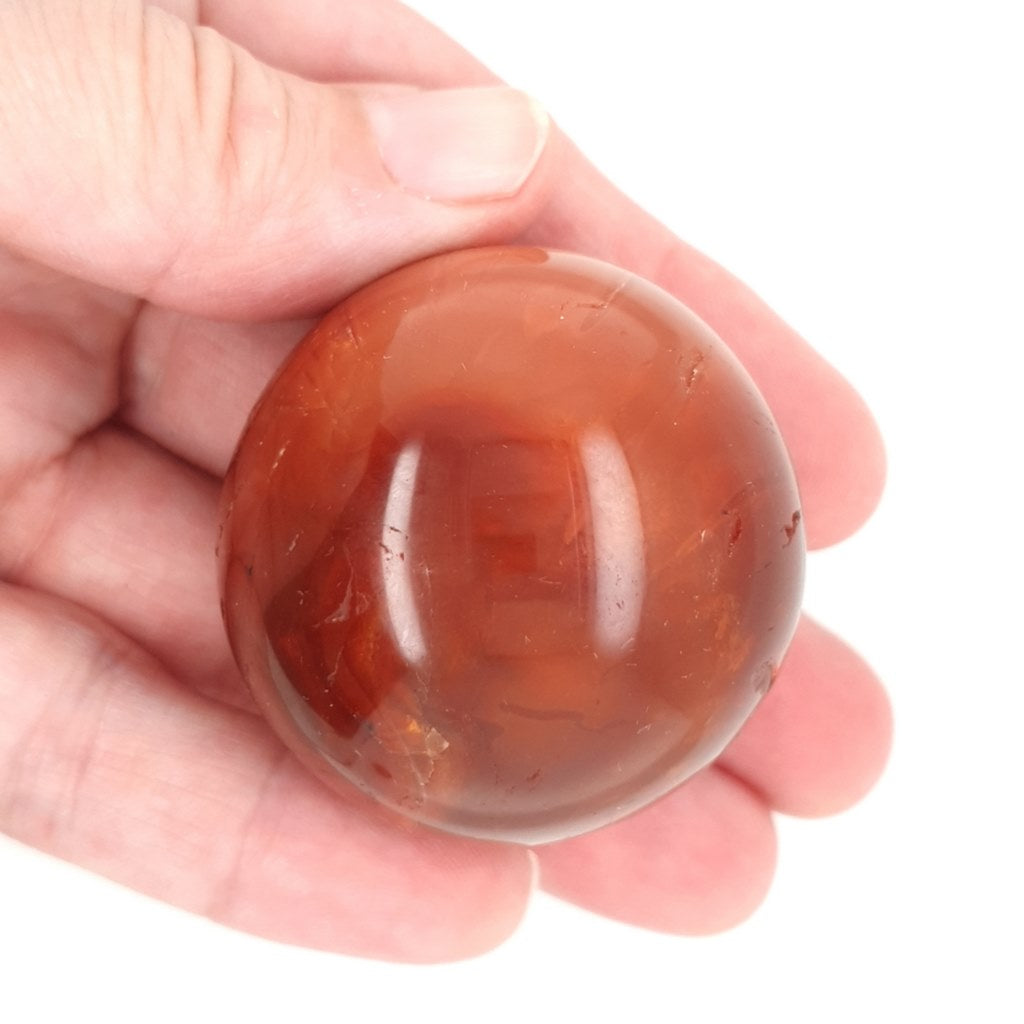 carnelian crystal sphere