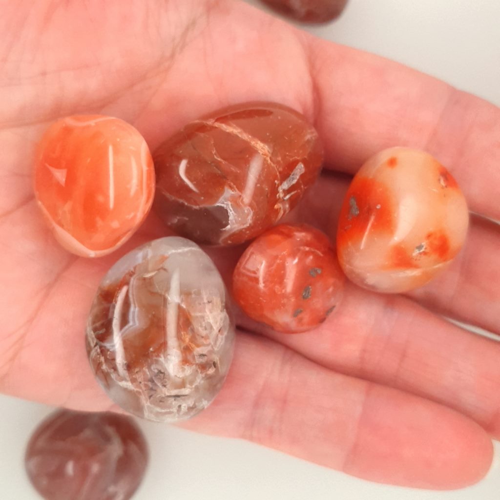 carnelian tumble stones