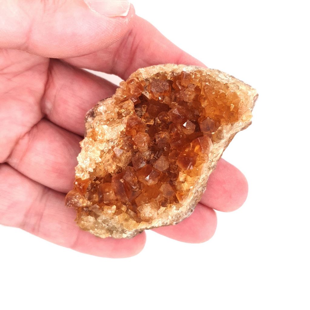 citrine crystal cluster