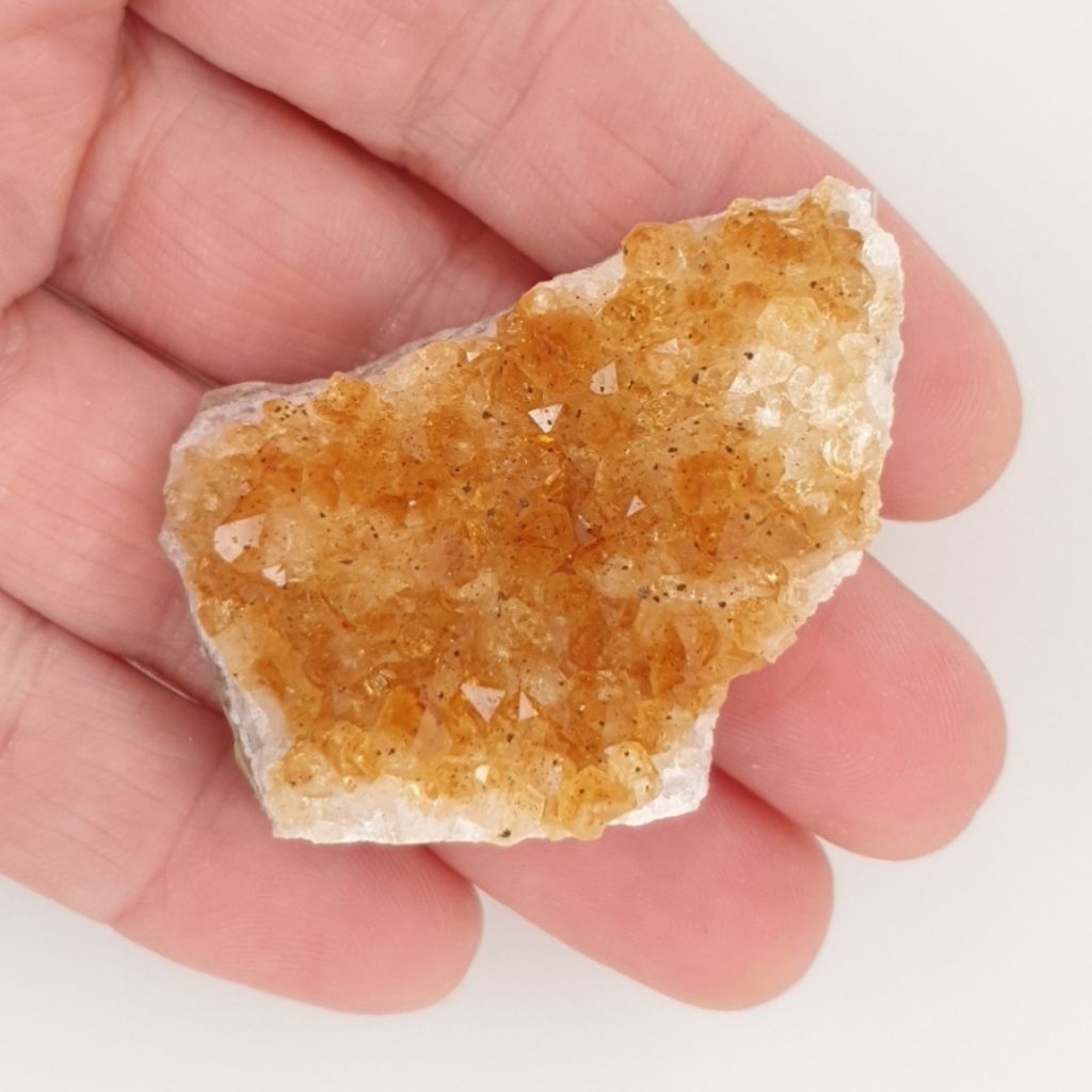 small citrine cluster