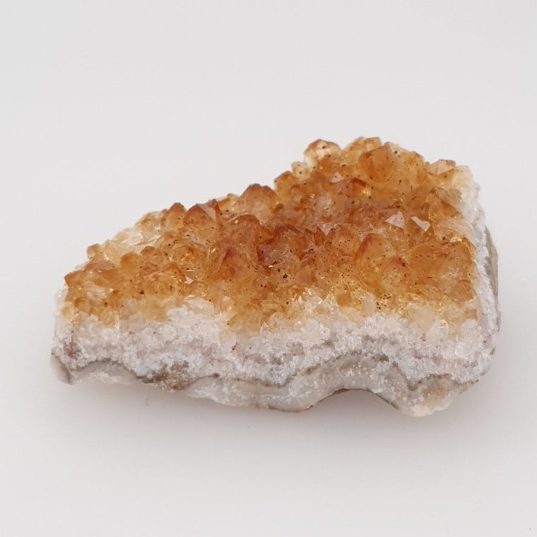 small citrine cluster