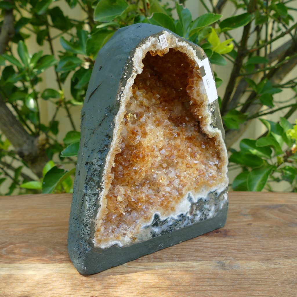 citrine crystal geode cave