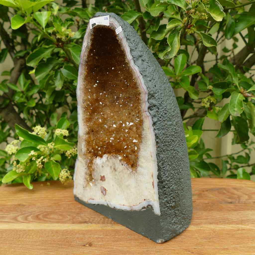 citrine crystal geode cave