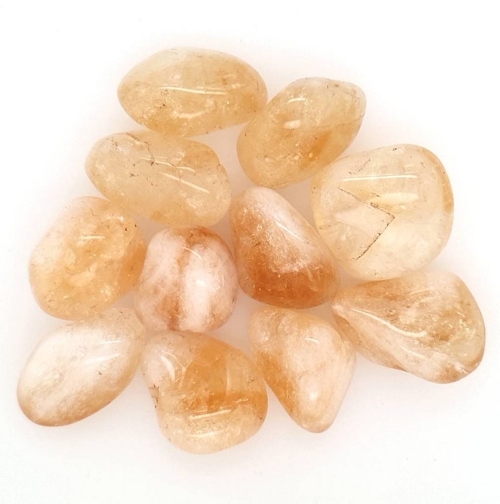 citrine tumble stones