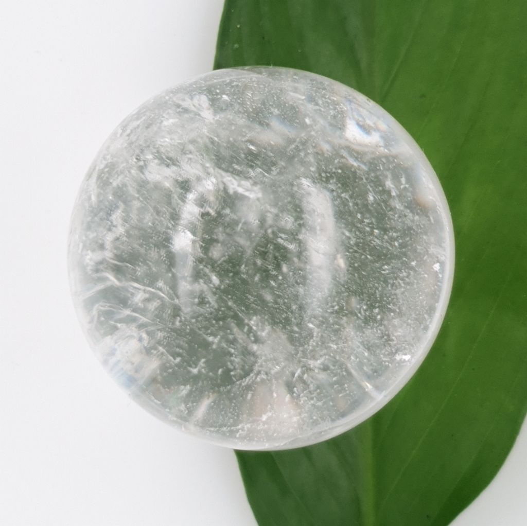clear quartz crystal sphere