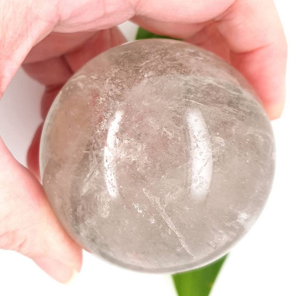 clear quartz crystal sphere ball