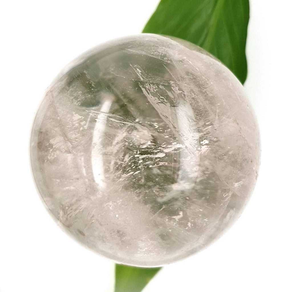 clear quartz crystal sphere ball